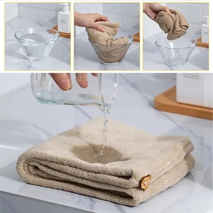 Serviette de séchage de cheveux