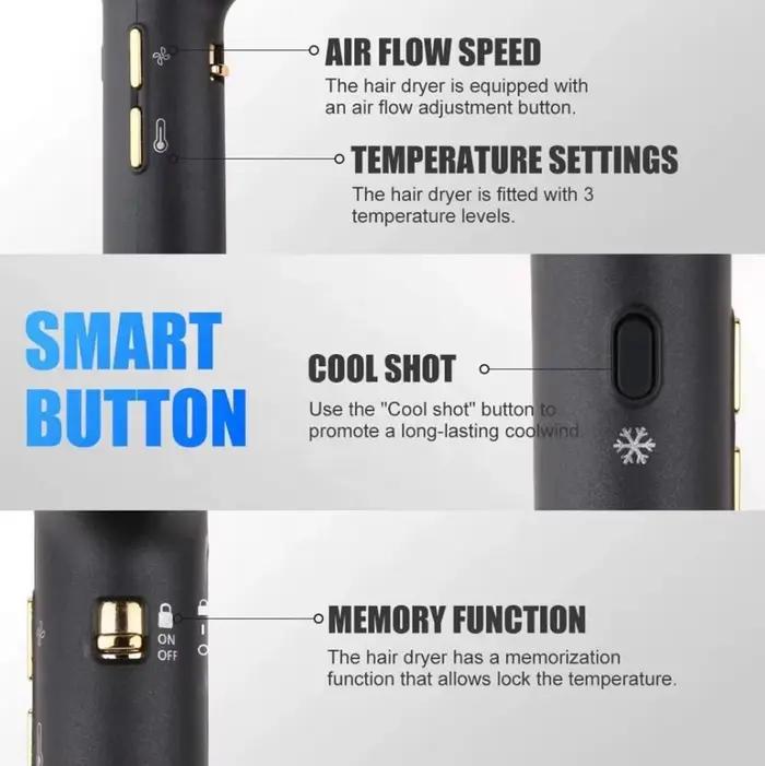 110000 Sèche-cheveux professionnel sans balais