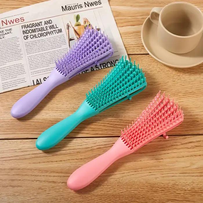 Brosse à cheveux démêlante brosse de Massage du cuir chevelu peigne à cheveux brosse démêlante pour brosse à cheveux démêlante bouclée femmes hommes Salon