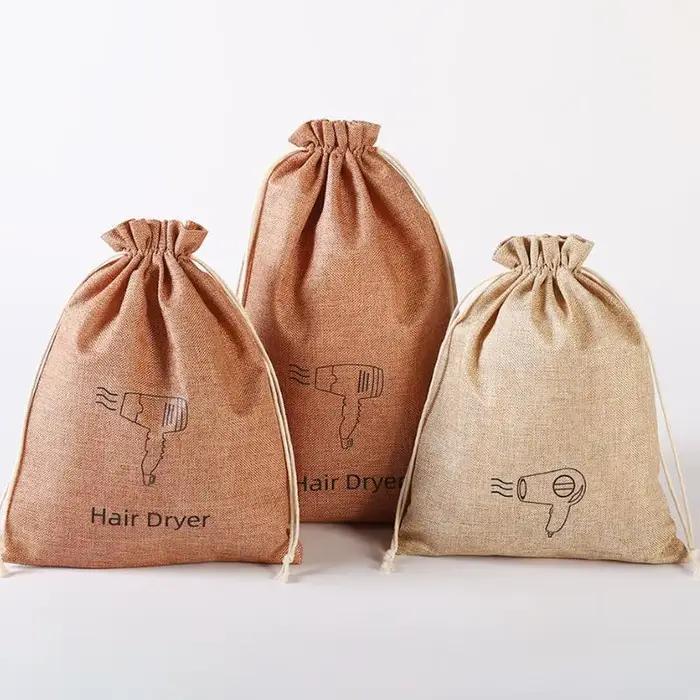 Sac de rangement pour sèche-cheveux avec cordon de serrage