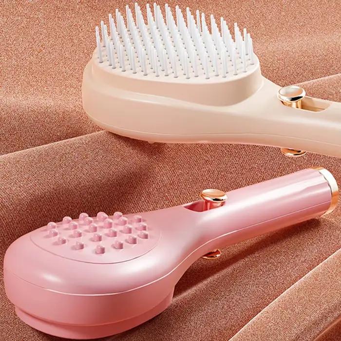 Peigne à cheveux rétractable magique - Brosse antistatique massante et démêlante pour le cuir chevelu