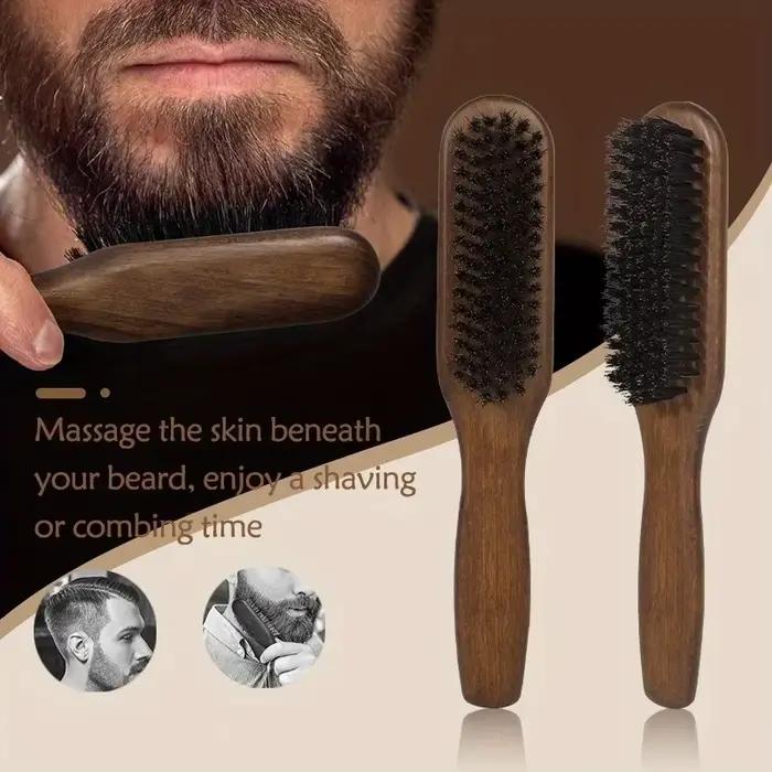 Brosse à cheveux en poils de sanglier (unisexe)