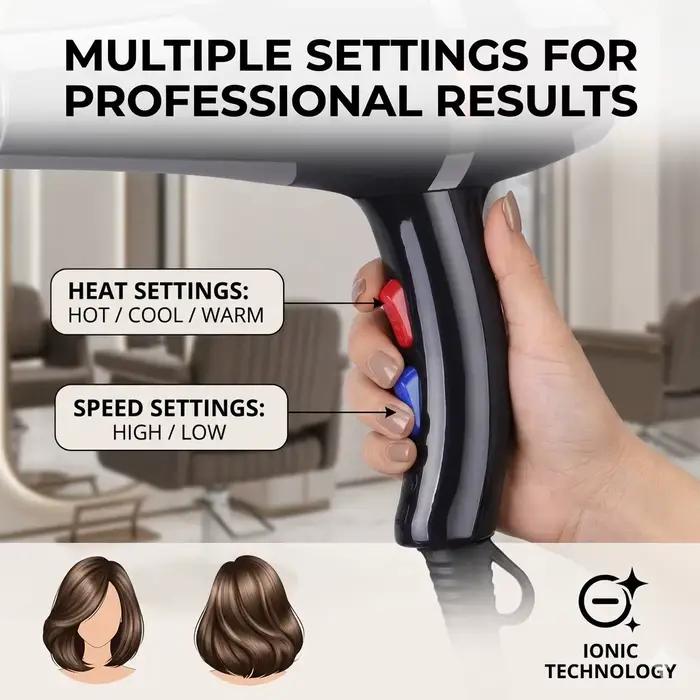 Sèche-cheveux professionnel puissant