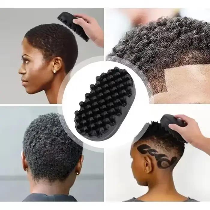 Brosse Éponge Professionnelle pour Cheveux Bouclés