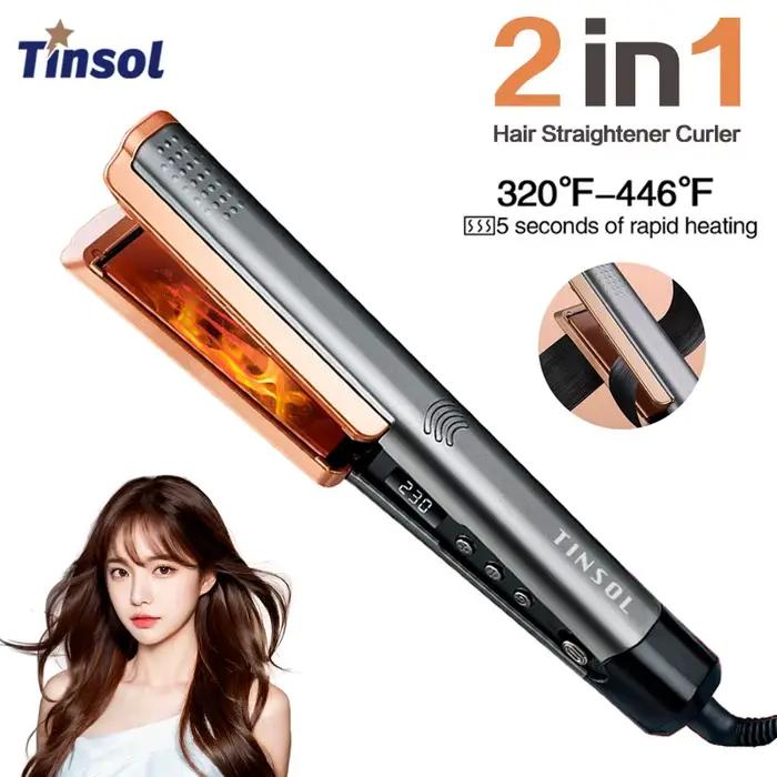 TINSOL – lisseur de cheveux professionnel 2 en 1