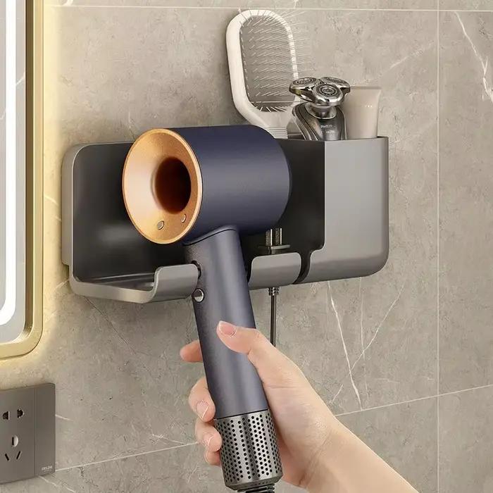 Support mural pour sèche-cheveux Dyson avec boîte de rangement