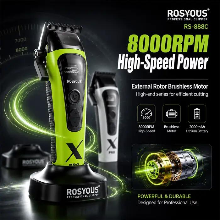 Tondeuse à cheveux pour homme ROSYOUS RS-888C