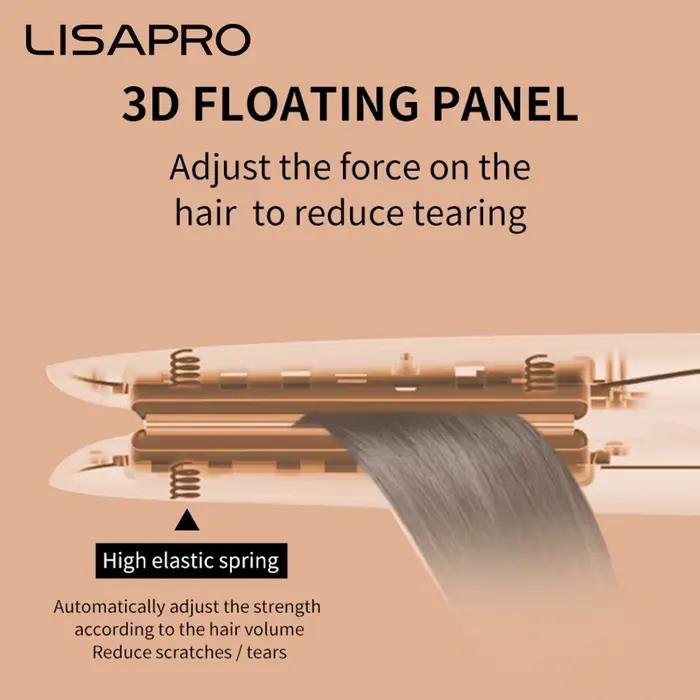LISAPRO Plaque Plate à lisser en céramique originale pour cheveux