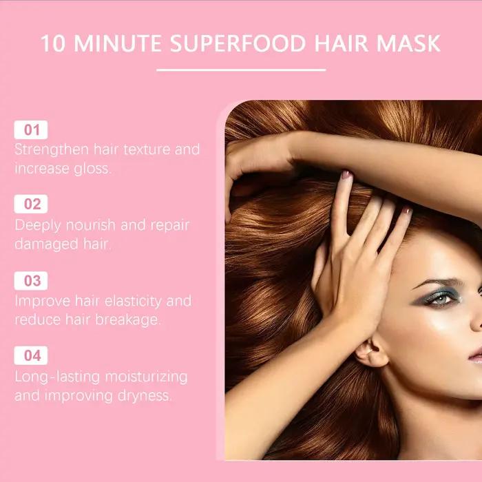 Masque capillaire au superaliment de 10 minutes