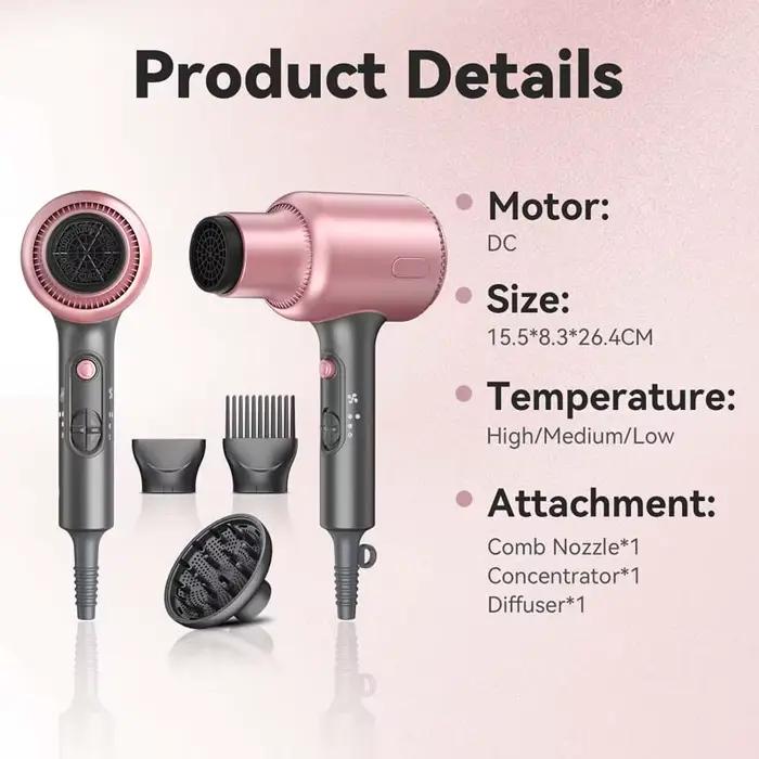 Sèche-cheveux professionnel personnalisé 1875W