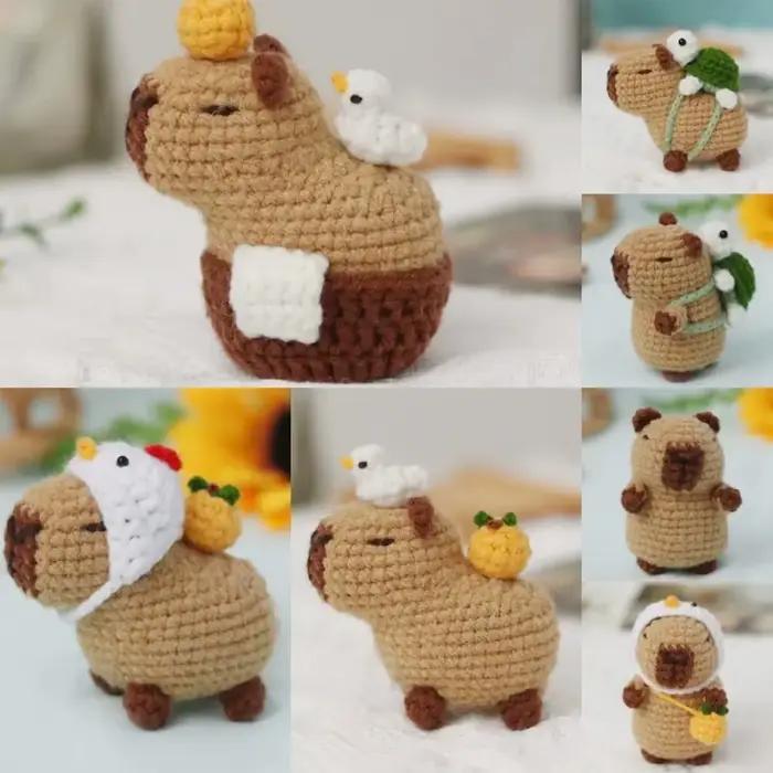 Kit de crochet capybara