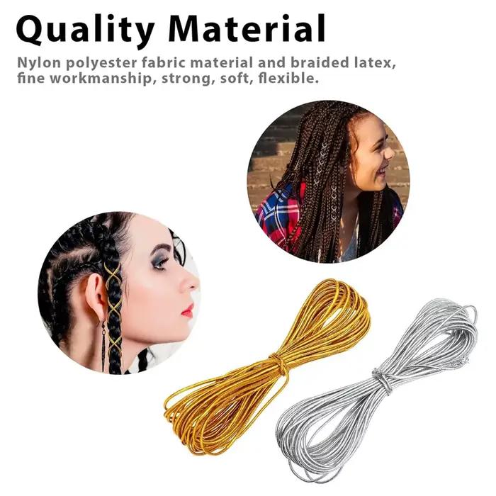 2 pièces, accessoire pour cheveux tressés