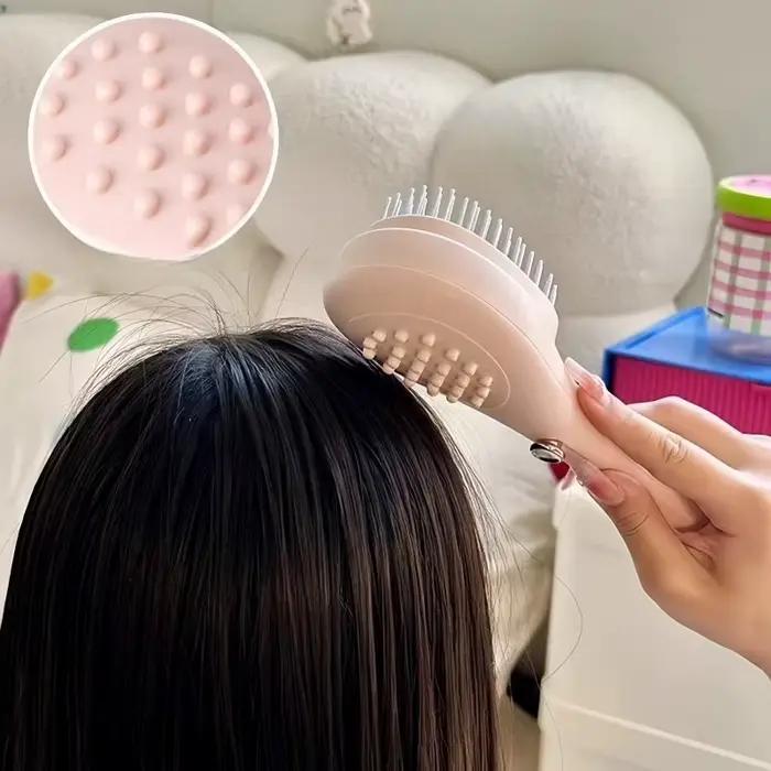 Brosse à cheveux autonettoyante antistatique
