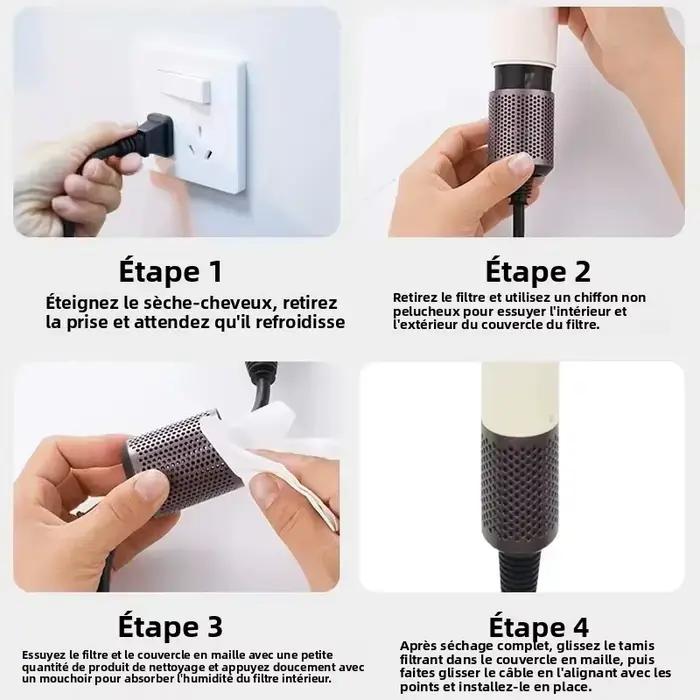 Sèche-cheveux haute puissance 1400W