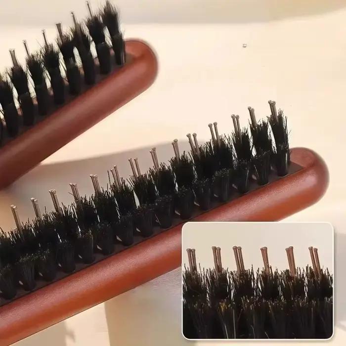 Peigne à cheveux antistatique avec manche