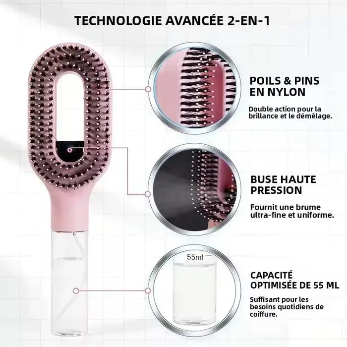 Peigne pulvérisateur 2 en 1