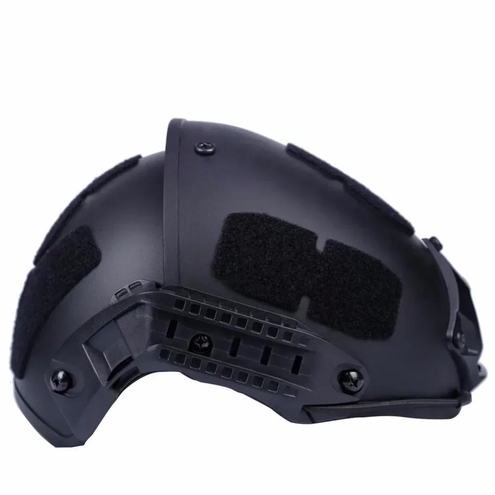 Casque tactique WoSporT de haute qualité, robuste, pour la chasse, le tir, l'entraînement, l'airsoft, protection complète 2 en 1, équipement de casque AF