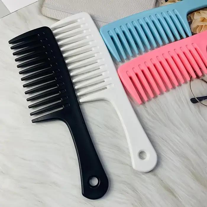 Peigne de coiffure résistant à la chaleur pour femmes, crochet humide, brosse à cheveux bouclés, out