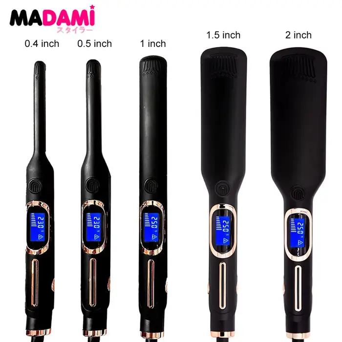 Fer à lisser bigoudi professionnel haute température chauffage rapide 450 ℉ / 480 ℉ Fer plat pou