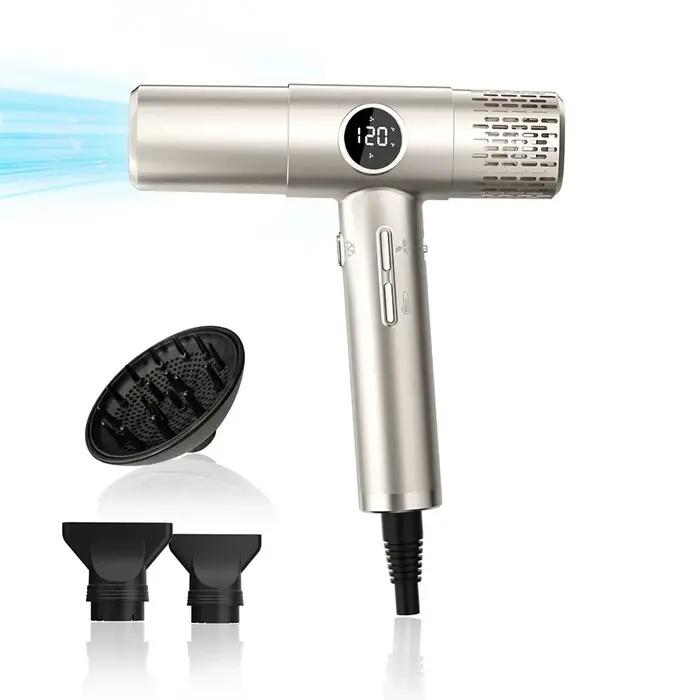 Sèche-cheveux professionnel à grande vitesse, 110000 tr/min, moteur sans balais, ionique négatif, sé
