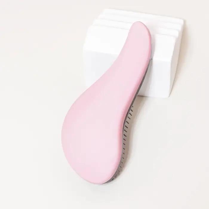 Brosse de massage antistatique, douche enroulée, brosse de massage, cheveux mouillés, brosse bouclée
