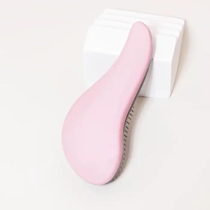 Brosse de massage antistatique, douche enroulée, brosse de massage, cheveux mouillés, brosse bouclée