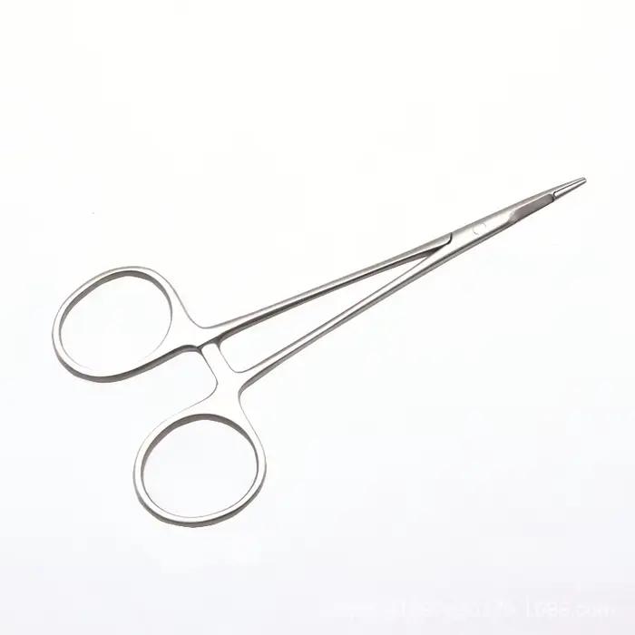 Porte-aiguille chirurgical en acier inoxydable, insert de poignée en or, cosmétique, plastique, cein