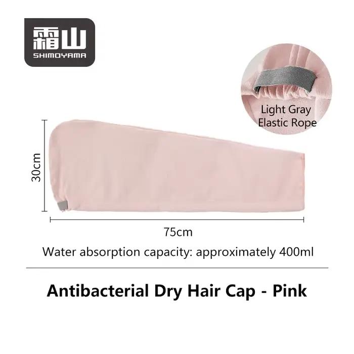 SHIMOYAMA Serviette Séchante pour Cheveux, Turban en Microfibre Super Absorbant, Bonnet Séchant les