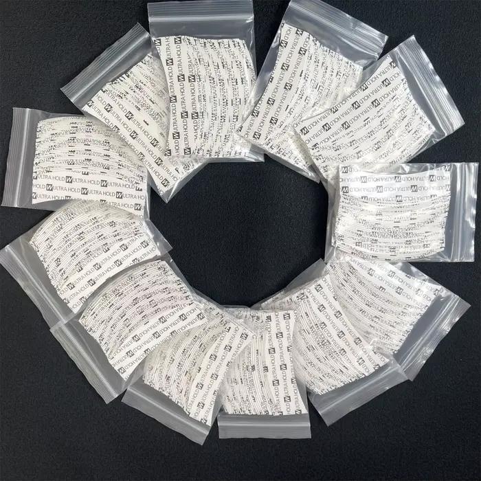 1/5/10/15 Packs de Bandes Adhésives Ultra Fortes Double Face pour Systèmes Capillaires, Super Adhési