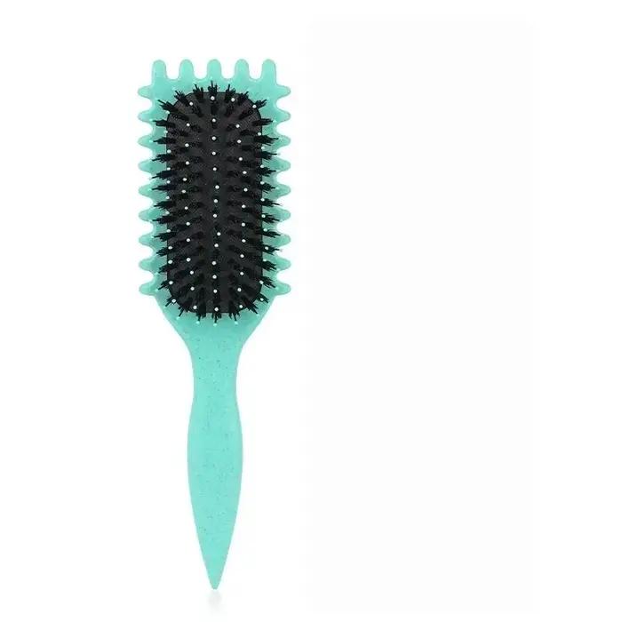 Brosse Coiffante pour Cheveux Bouclés – Brosse à Boucles pour Hommes et Femmes – Outil de Peignage e