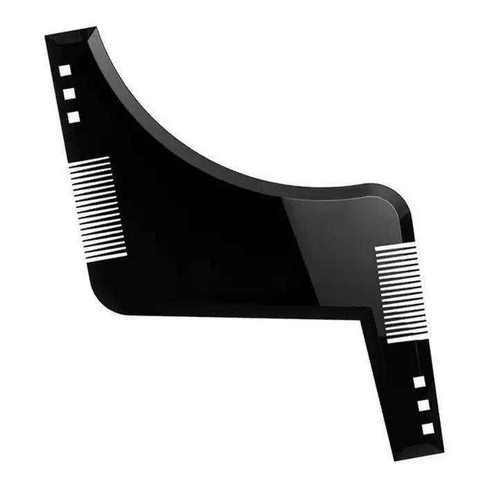 Peigne modèle de mise en forme de barbe pour hommes, 1 pièce, modèles de garniture de barbe, pochoir