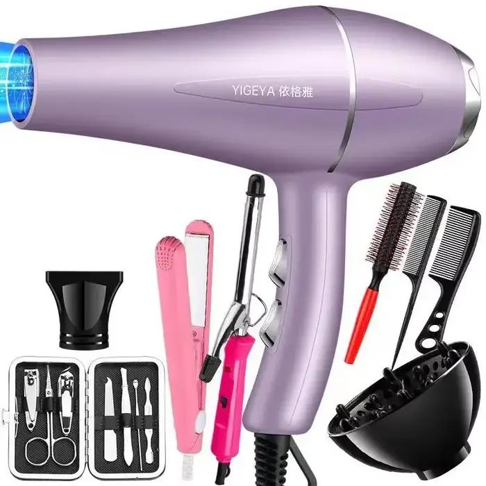 Sèche-cheveux professionnel 220V, 1200W, puissance de bain, brosse pour la coiffure, outils de salon