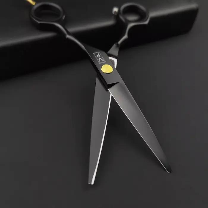 5.5 ''440c ciseaux en acier inoxydable coiffeurs professionnels ciseaux à cheveux Salon de coupe de