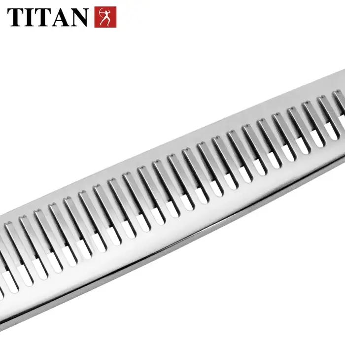 TITAN professionnel barbier coupe poignée gauche ciseaux à cheveux coupe et amincissement cisaille 6