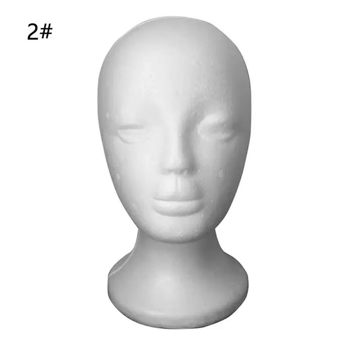 DUNIWig-Présentoir de Perruque en Mousse, Modèle de Tête de Mannequin T1, Support de Postiches, Modè