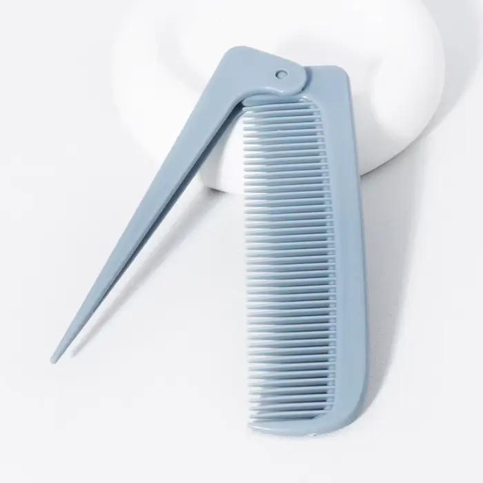 Peigne à queue pliant minimaliste portable, outil de coiffure domestique mini et compact, spécial po