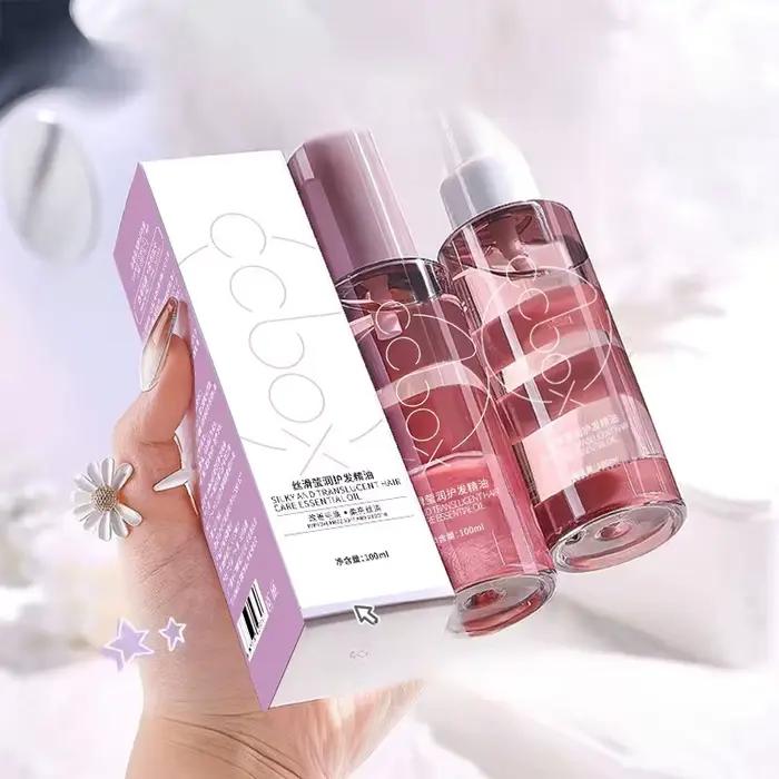 Huile essentielle pour soins capillaires 100 ml, pour cheveux secs, parfum longue durée et huile ess