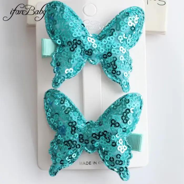 Pince à cheveux fleur papillon pour enfants, épingle à cheveux, jolis accessoires