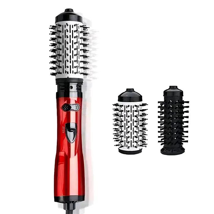 Brosse Sèche-Cheveux 2-en-1 : Styler à Air Chaud Rotatif Automatique Anti-Brûlure à Température Cons
