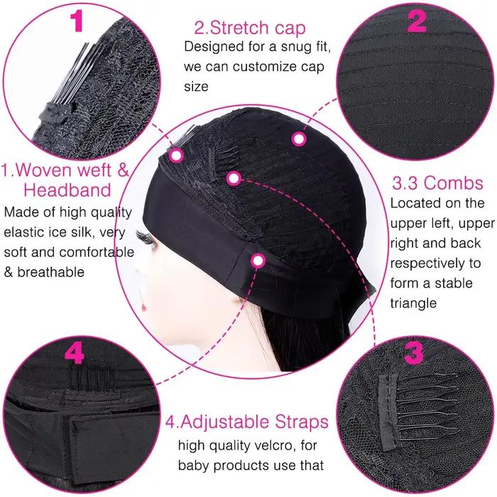 Perruque bandeau cheveux humains crépus bouclés MYLOCKME sans colle pleine Machine faite brésilienne