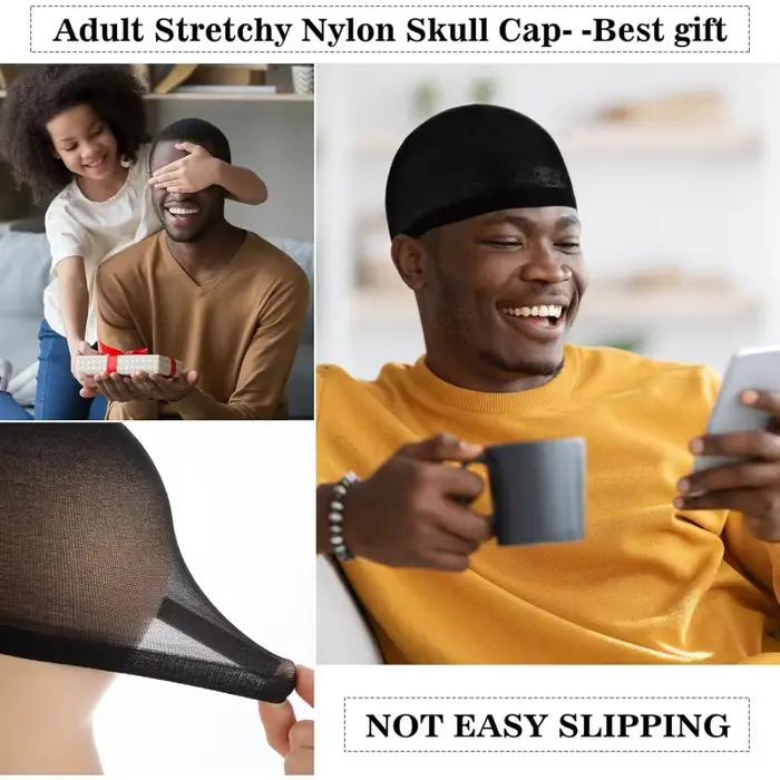 Ramede bas vague casquette pour hommes adulte extensible Nylon crâne vague léger bonnet casquettes v