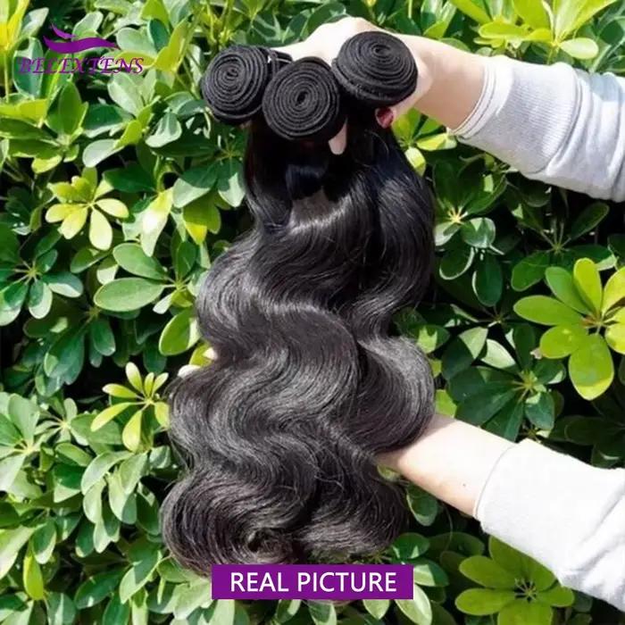 Body Wave Tissage Humain Hair 12-32 pouce Tissage Brésilien 100% Cheveux Humain Belextens Meche Tiss