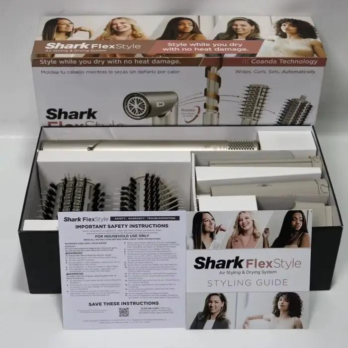 Sèche-cheveux requin système de coiffure et de séchage d'air puissant sèche-cheveux brosse bigoudis