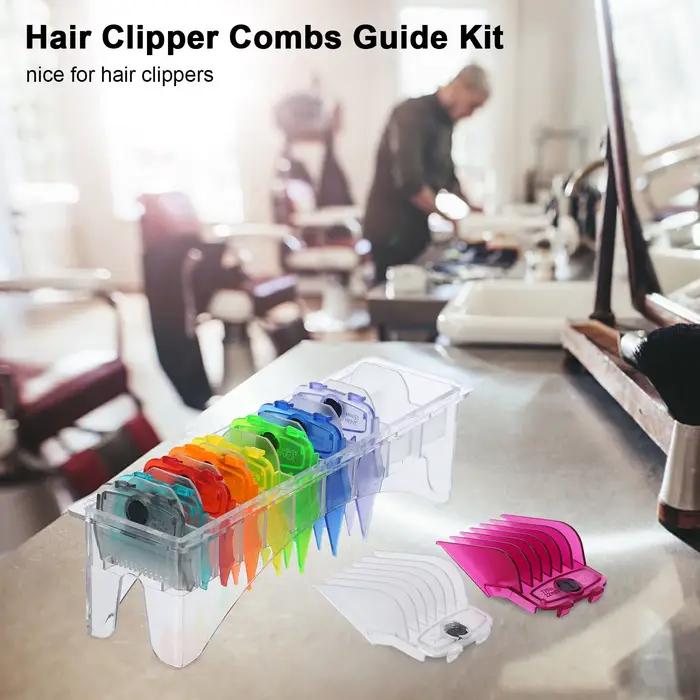 Kit de guidage de peignes pour tondeuse à cheveux, 10 pièces, Compatible avec les tondeuses à cheveu