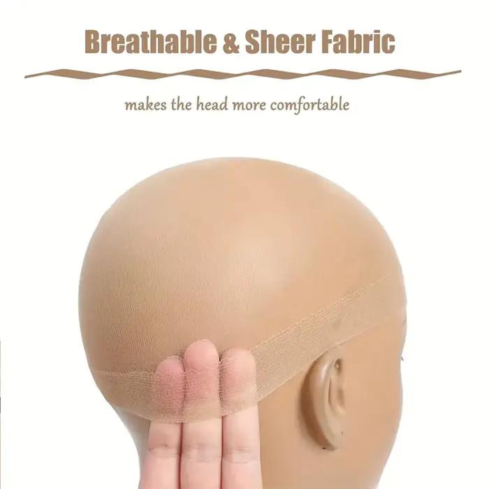 Bonnet de perruque Transparent HD de haute qualité, bas en Nylon, élastique en vrac, outil de perruq