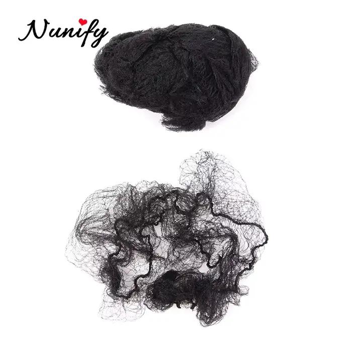 20 pièces/lot filets à cheveux Invisible bord élastique maille longue 36 pouces noir court 18 pouces