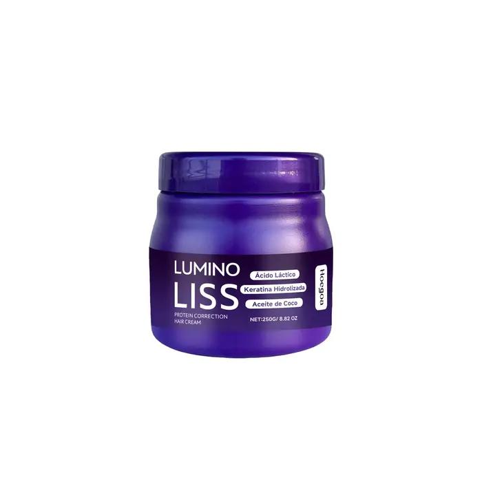 Masque capillaire lissant à la kératine, 250g, restauration des cheveux, adoucit, lisseur, réparatio