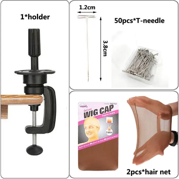 Support de tête de perruque en toile, 21-24 pouces, tête de mannequin pour affichage de coiffure, su