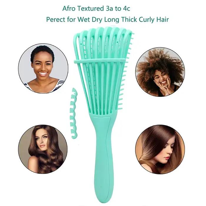 Peigne à cheveux brosse démêlante Massage du cuir chevelu brosse à cheveux brosse démêlante pour che
