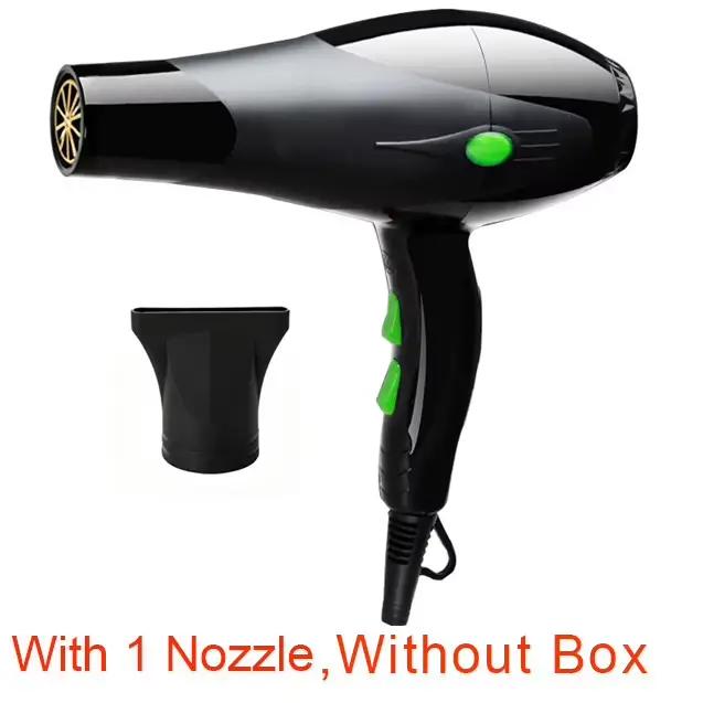 Sèche-cheveux professionnel 220V pour salon, séchage rapide haute vitesse, réglage du vent chaud et
